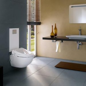 Geberit AquaClean 4000 sæt toiletsæde med væghængt toilet